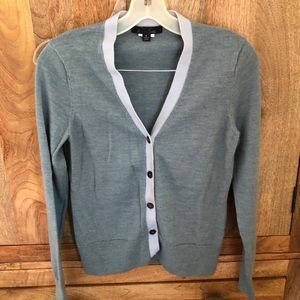 New Brooks Brothers Cashmere Blue Cardigan M